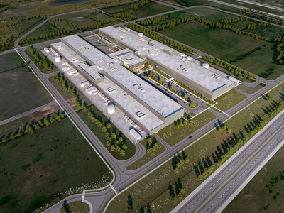 Rendering of the future Meta Hyperscale Data Center in Temple, Texas