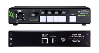 Studio Technologies New Model 5304 Offers Versatile Dante Intercom User Station