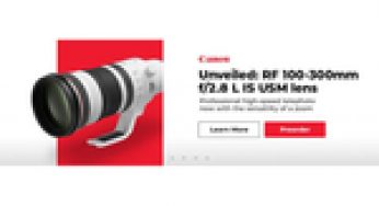Canon Announces RF 100-300 f/2.8 L Telephoto Lens; YouTube Video First Look and More Info at B&H