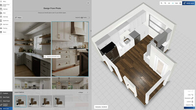 3D Cloud Kitchen Designer already offers kitchen design automation at scale. Swipe to try out every possible kitchen layout for a given kitchen floorplan and create buyable, professional kitchen designs with speed and accuracy. The Series D investment will help 3D Cloud to accelerate design automation efforts with AI.