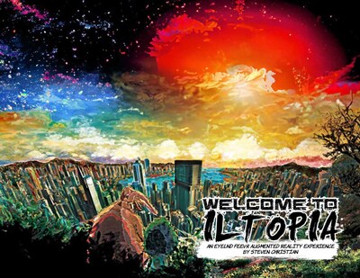 Welcome to Iltopia: An Eyelnd Feevr Augmented Reality Experience Book Cover Artwork