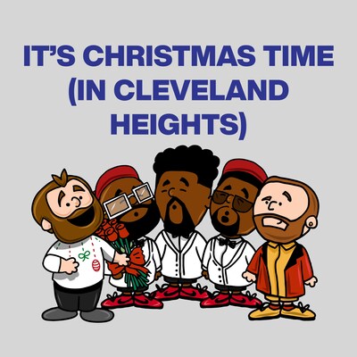 The Philly Specials' hit new song “It’s Christmas Time (In Cleveland Heights)” debuted at #7 on the iTunes Holiday Chart this November. (Art by Hannah Westerman) (CNW Group/WildBrain Ltd.)