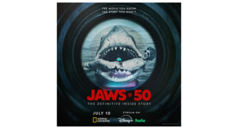 Bigger Boat, Bigger Legacy! National Geographic Celebrates the 50th Anniversary of Blockbuster Film Jaws With the Only Authorized Documentary, JAWS @ 50: THE DEFINITIVE INSIDE STORY, Featuring Exclusive New Interviews With Director Steven Spielberg