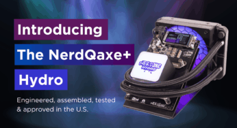 Nerdaxe Hydro Unveils Its First-Ever Liquid-Cooled NerdQaxe+ Miner