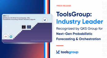 ToolsGroup Outranks Competitors in QKS Group Review For Retail Probabilistic Forecasting and Proactive Orchestration