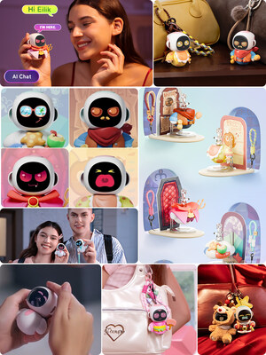 Eiliko - Your Tiny AI Charm Bot That Matches Every Outfit Speaks your vibe without a word. Just tap, pet, and feel the love. Each Eiliko connects only once, lifelong gift for your forever one.