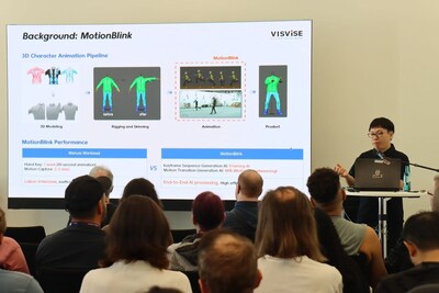 Zeng Zijiao presenting VISVISE applications and results at Devcom Zeng Zijiao presenting VISVISE applications and results at Devcom