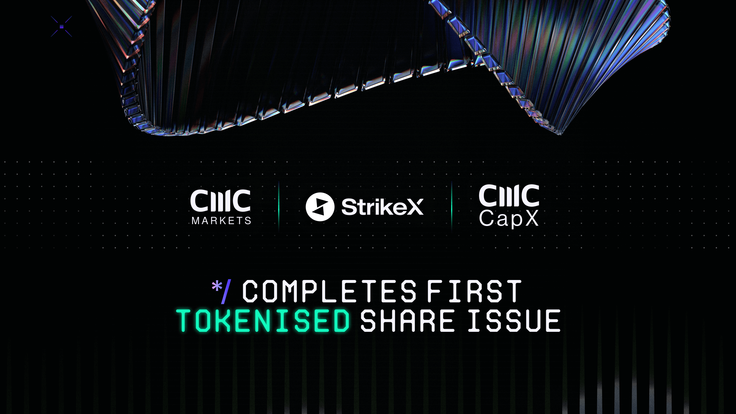 StrikeX Completes First Tokenised Share Issue