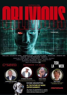 The global premiere of Oblivious is this Friday at the C SEED showroom in Beverly Hills. For more information, log onto www.digitalmindstate.com or www.cseed.com