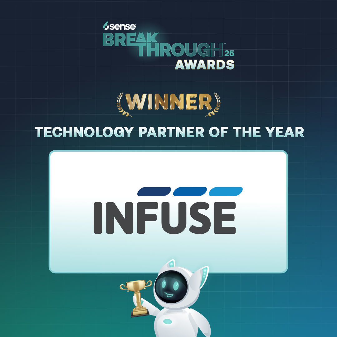 INFUSE Awarded 6sense 2025 Technology Partner of the Year