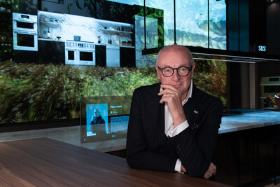 World-renowned architect, Piero Lissoni, brings his contemporary design vision to the new SKS showroom at THE MART in Chicago, creating a refined, gallery-like space that honors the building’s industrial heritage while letting the SKS’ technology-forward appliances take center stage. World-renowned architect, Piero Lissoni, brings his contemporary design vision to the new SKS showroom at THE MART in Chicago, creating a refined, gallery-like space that honors the building’s industrial heritage while letting the SKS’ technology-forward appliances take center stage.