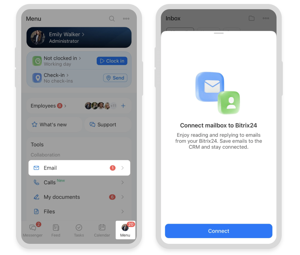 Bitrix24 Mail Update Mobile