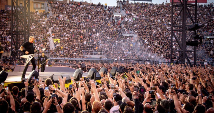 Metallica performs live at Metallica performs live at Stadio Renato Dall'Ara, Bologna, Italy, on June 3, 2026